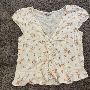American Eagle Floral Blouse